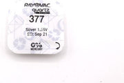 Rayovac Batterij 377 1 Stuck Made in Switzerland