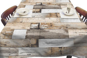 Tafelzeil Woody Brown 140 x 250 CM