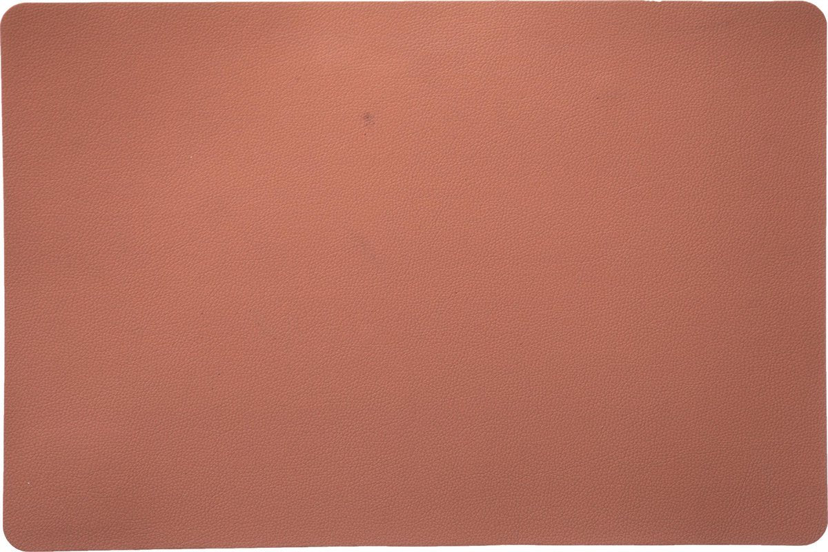 Atmosphera Placemat set van 4 - Terra - Lederlook - 45 x 30 cm - Onderleggers