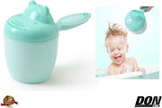 Baby Haarspoelbeker / Babyspoelbeker Babybadspoelbeker Groen / Baby Haar Spoelbeker / Baby en Kinderen Cartoon Nijlpaard Ontwerp Badbeker / Baby Douche Shampoo beker / Baby Haarspieling Kruik / Baby Hair Rinsing Cup – Hippo Design / Shampoo - Groen