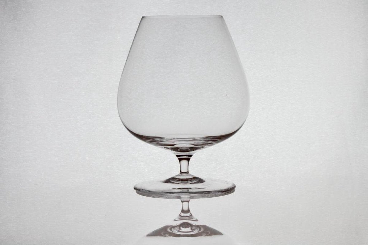 Handgemaakte kristallen cognac glas