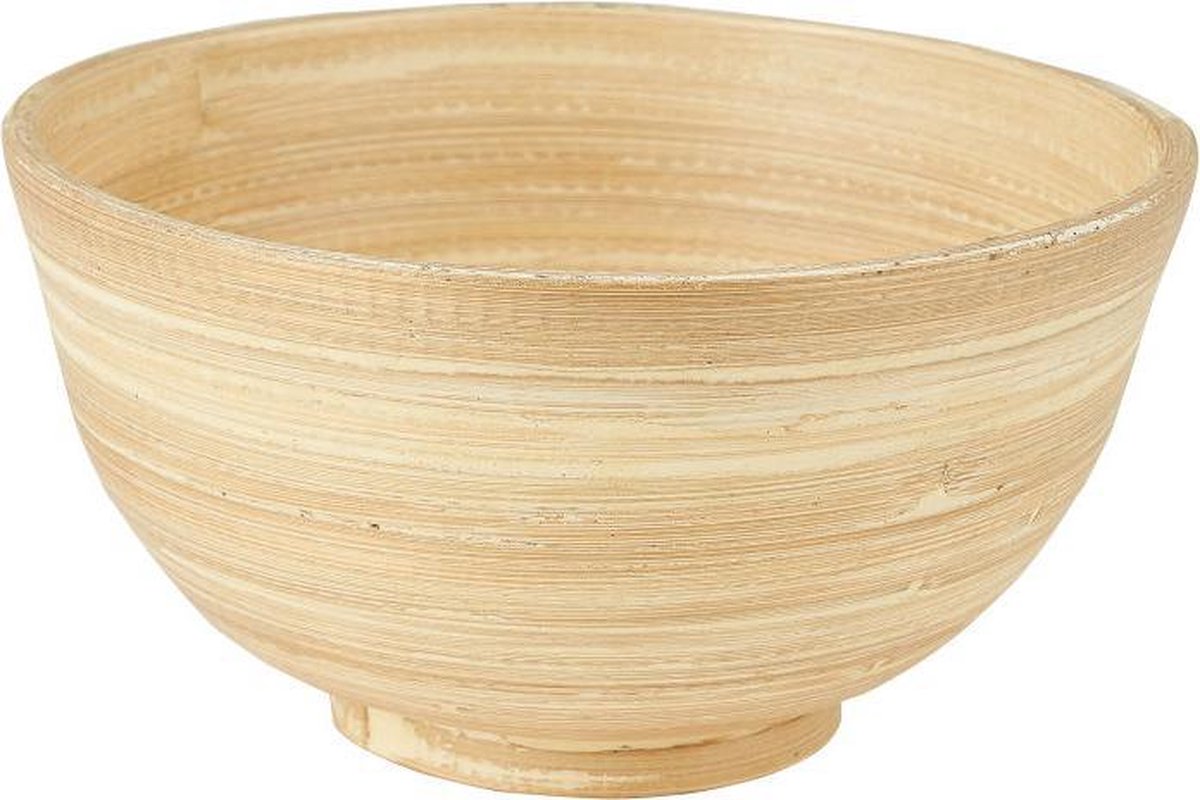 Bamboe Salade Schaal Kom Servies SALADESCHAAL BAMBOE - ⌀15 CM