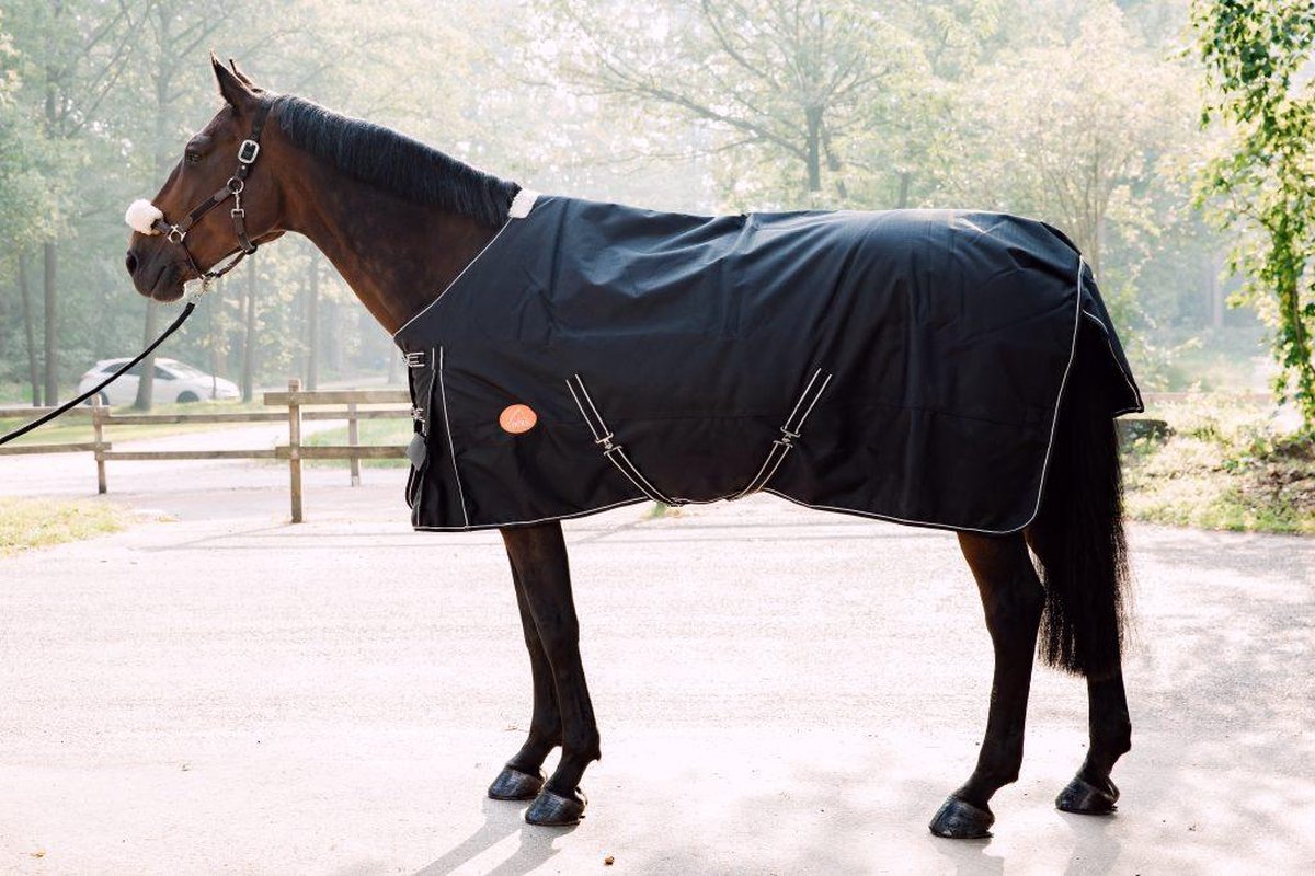 G-Horse | Outdoor Regen/Winter deken | 0 gram | 105 cm | Zwart |
