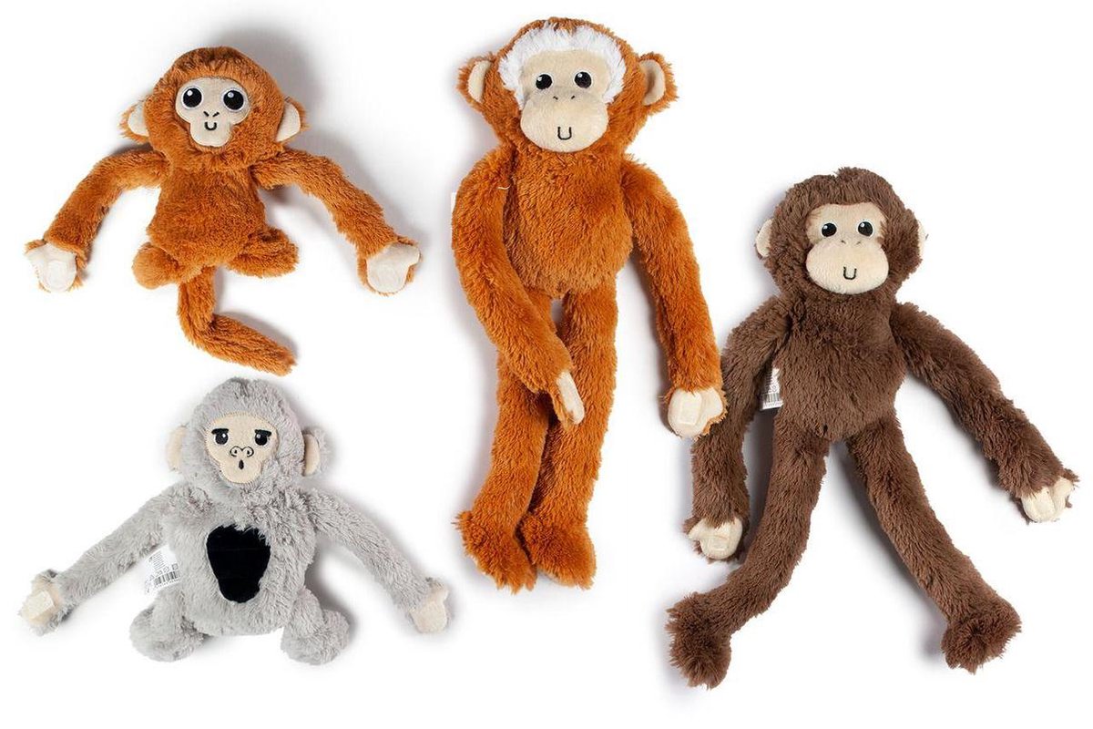 Dog toy plush monkey arty