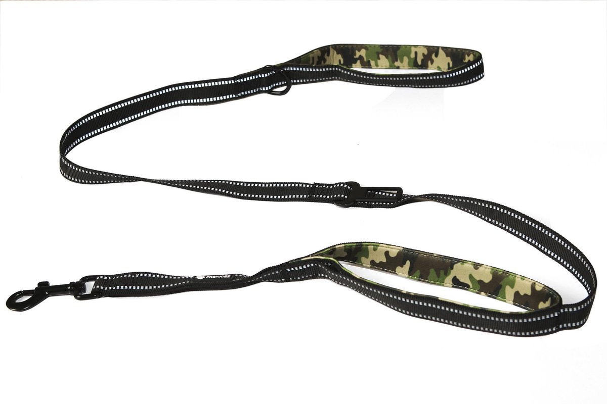Frenkiez reflective leash camouflage