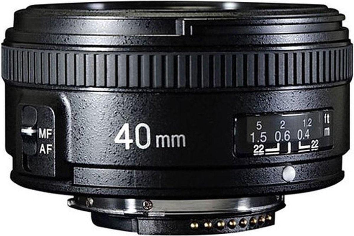 Yongnuo YN40MM F2.8N cameralens MILC Zwart
