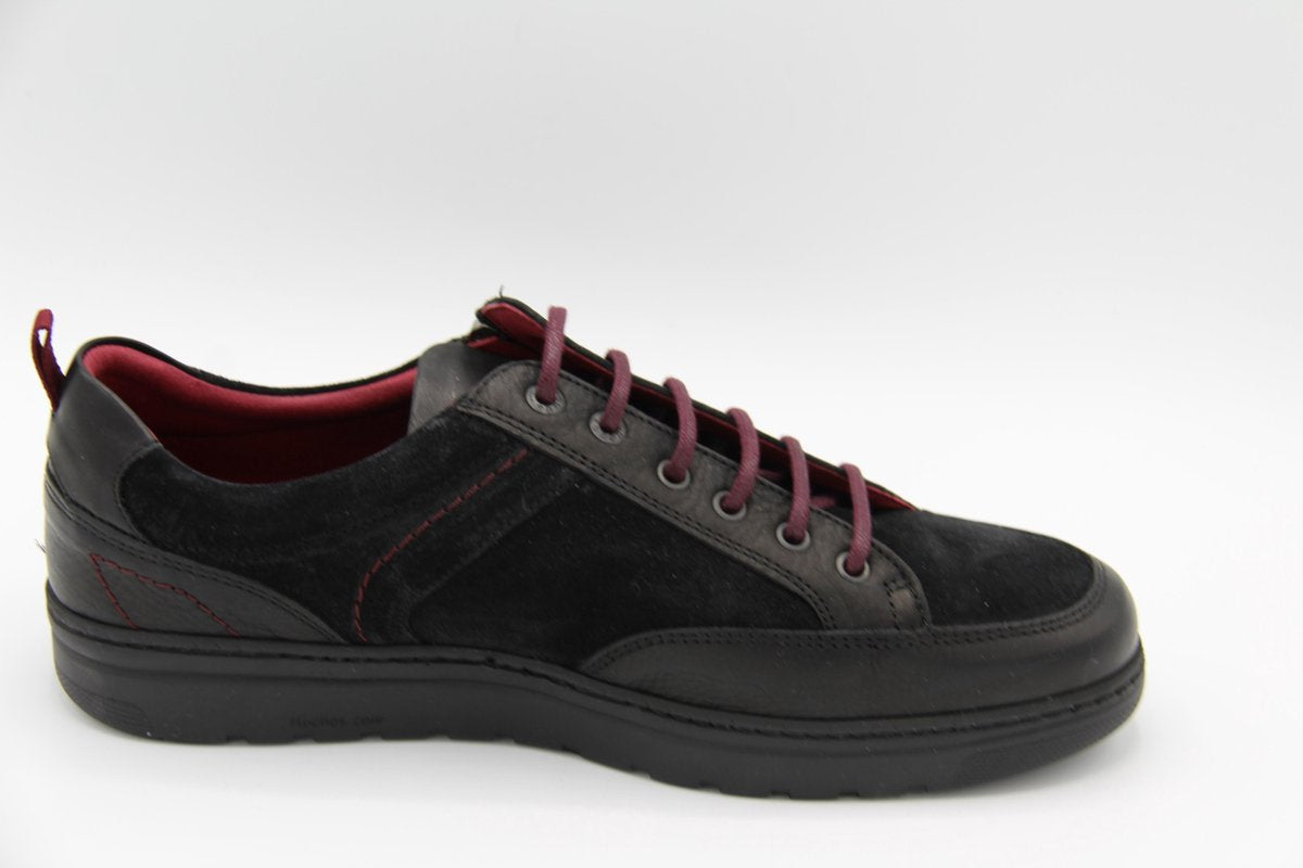 Fluchos- 32871- zwarte sportieve veterschoen- maat 43