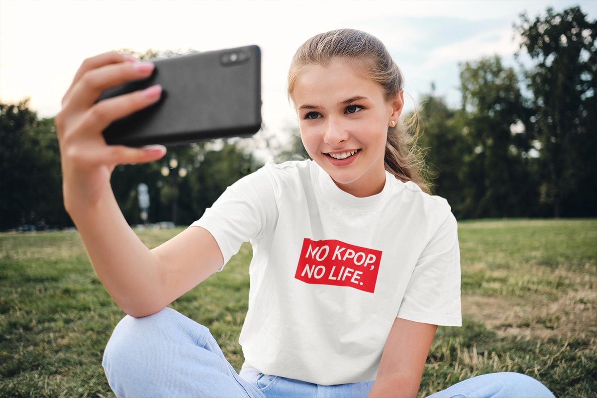 BTS Army Kpop Shirt | Kpopper Merchandise | Jungkook Jimin Kdrama | No KPOP No Life | Maat M