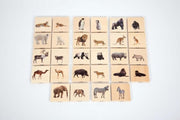 Wilde Dieren Familie Match - Set van 28