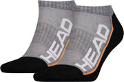 4-Pack HEAD Koele Sportsokken 791018001-235 - Grijs / Zwart - Unisex - maat 39-42