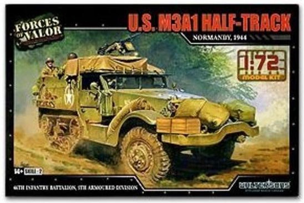 Forcesofvalor - U.s. M3a1 Half Truck Normandy 1944 1:72