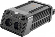 Technaxx TE16 1200W omvormer 12V naar netvoeding 2 x 23V en 2 x USB Zwart