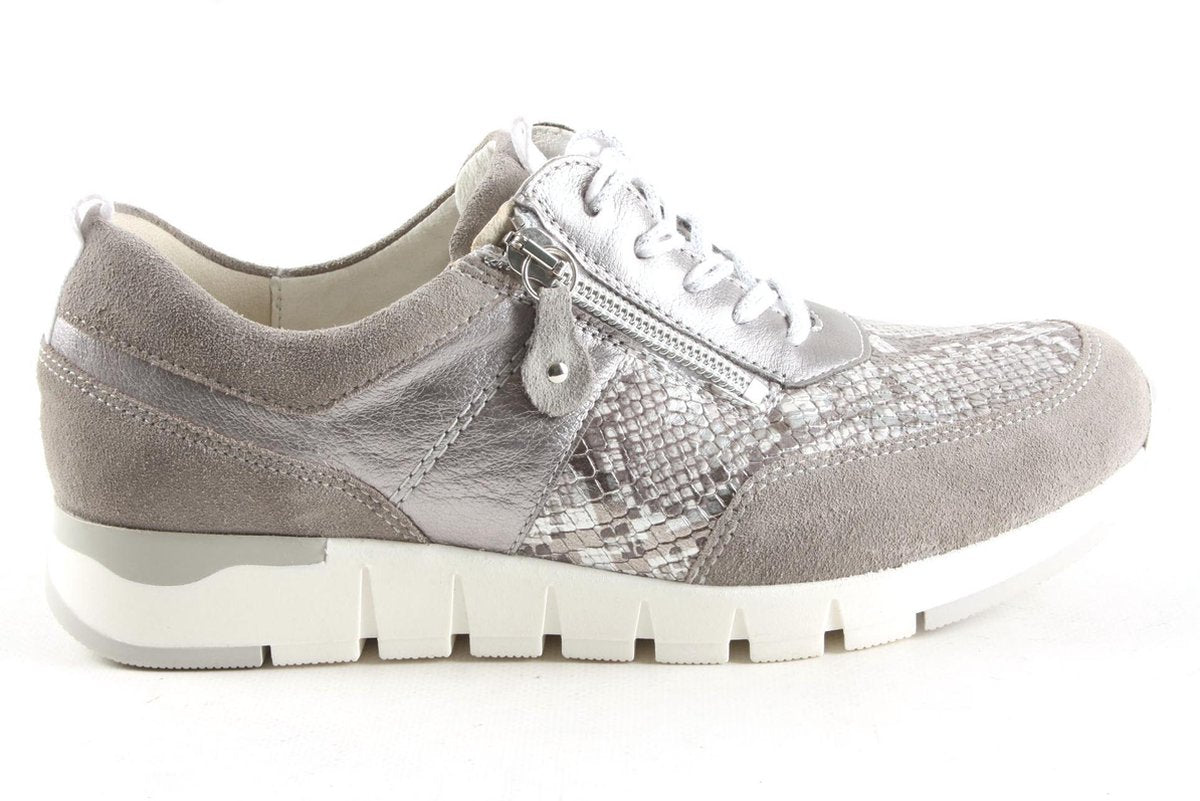 Dames Veterschoenen Waldlaufer 908009-401-068 Petra Zilver - Maat 6½