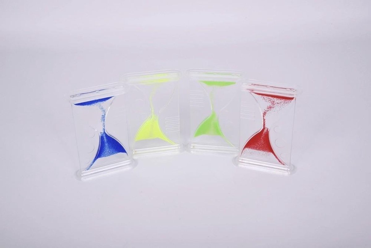 Grote Sensorische Bubbel Timer - Set van 4