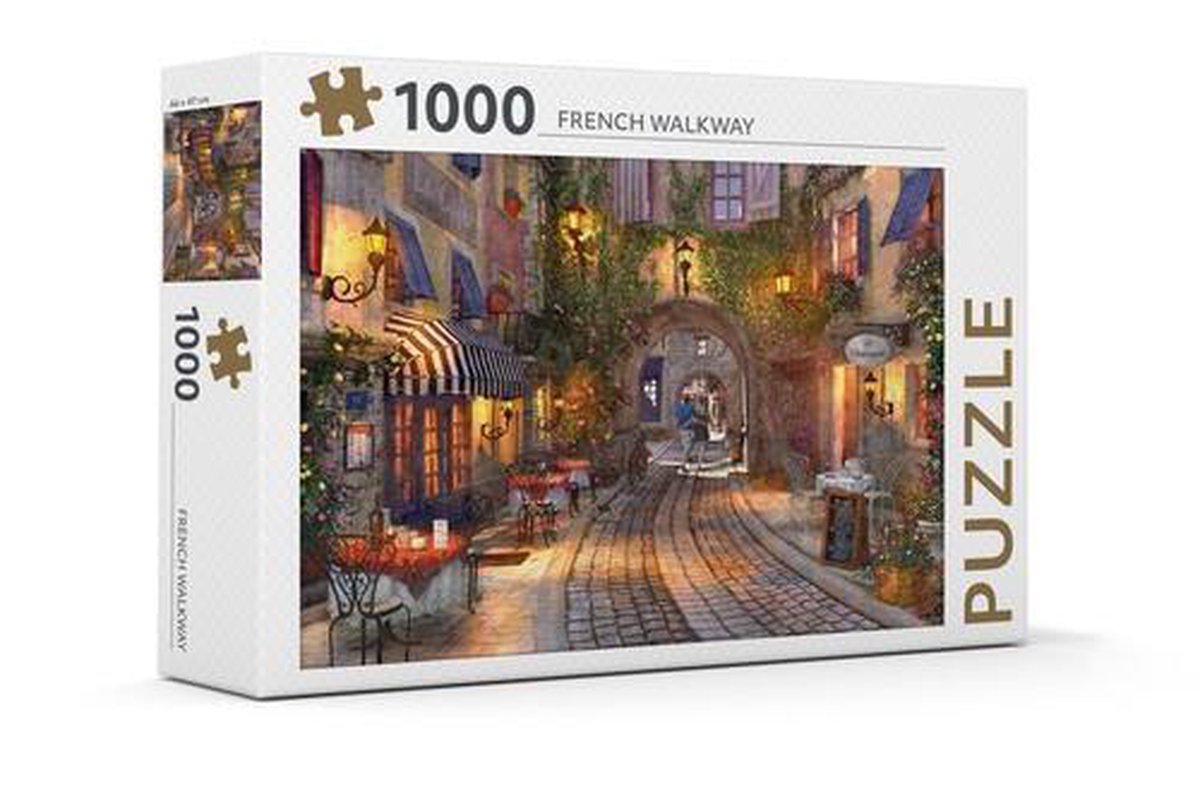 Rebo legpuzzel - 1000 st - French Walkway - Premium Quality