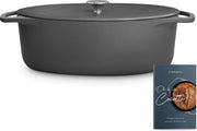 Cocotte met deksel Clara - Braadpan Gietijzer - Grijs