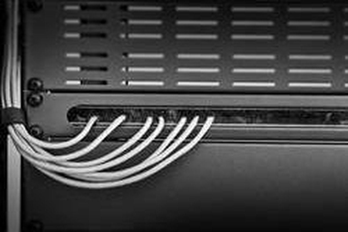 Renkforce RF-3429146 19 inch Patchkast-afdekking met borstels 1 HE Zwart