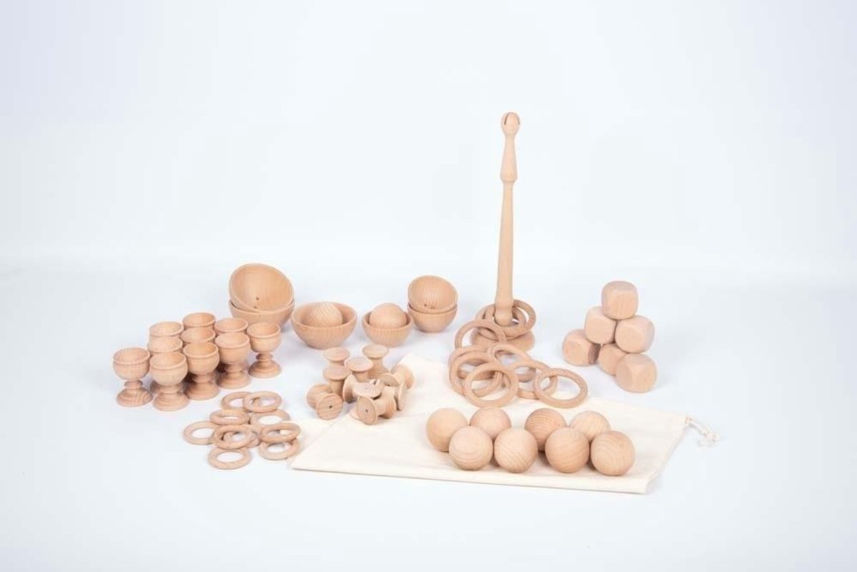 Houten Blokken voor Heuristisch Spel - Set van 63
