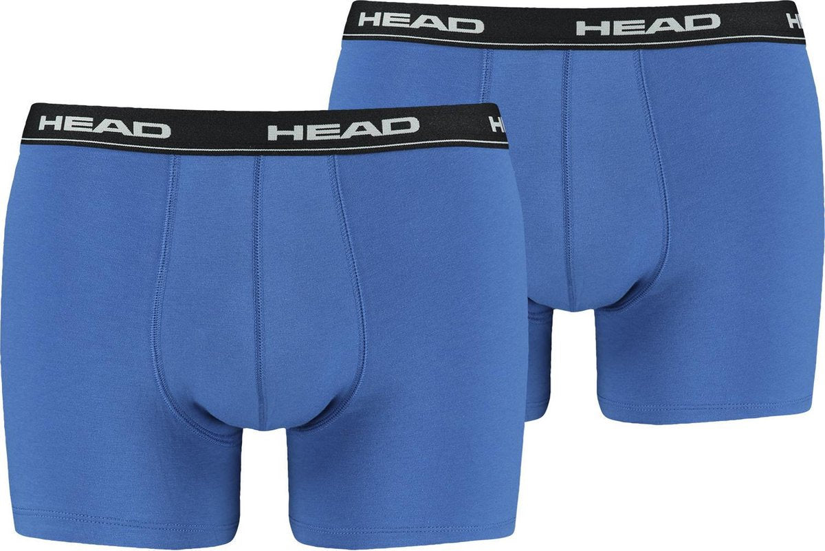 HEAD Boxershort Heren HEAD BASIC BOXER 2P - Blue / Black