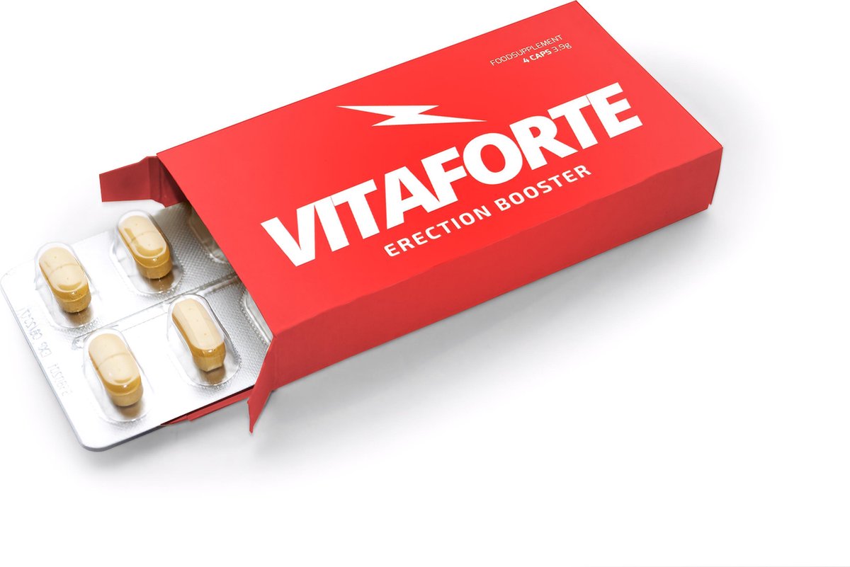 Vitaforte - 16 Capsules - Extra Sterke Erectiepillen - Hét natuurlijke Viagra alternatief  - Erectiepillen voor mannen - Vervanger voor Kamagra