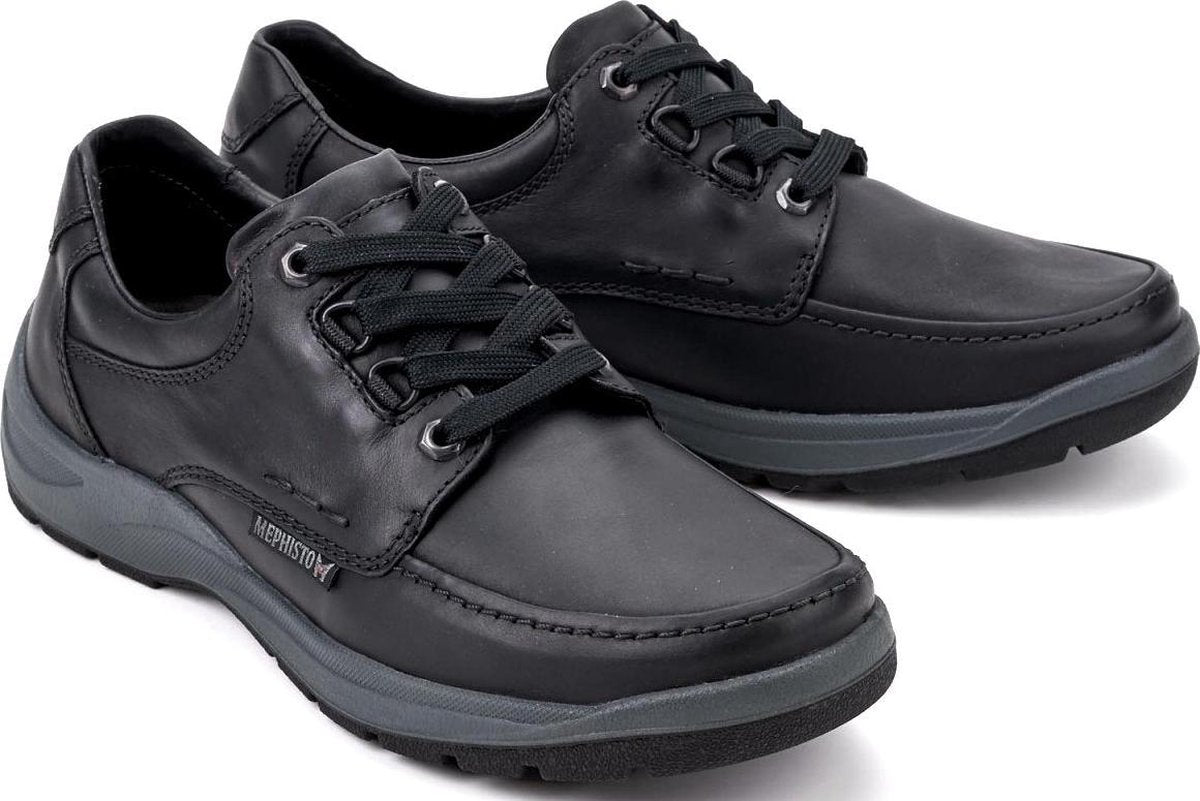 Mephisto BELION lederen schoenen Heren zwart  - Maat 40