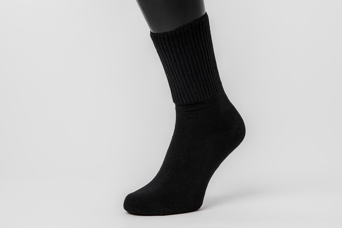 ReflexWear Diabetessokken dun zwart maat small (35-38)