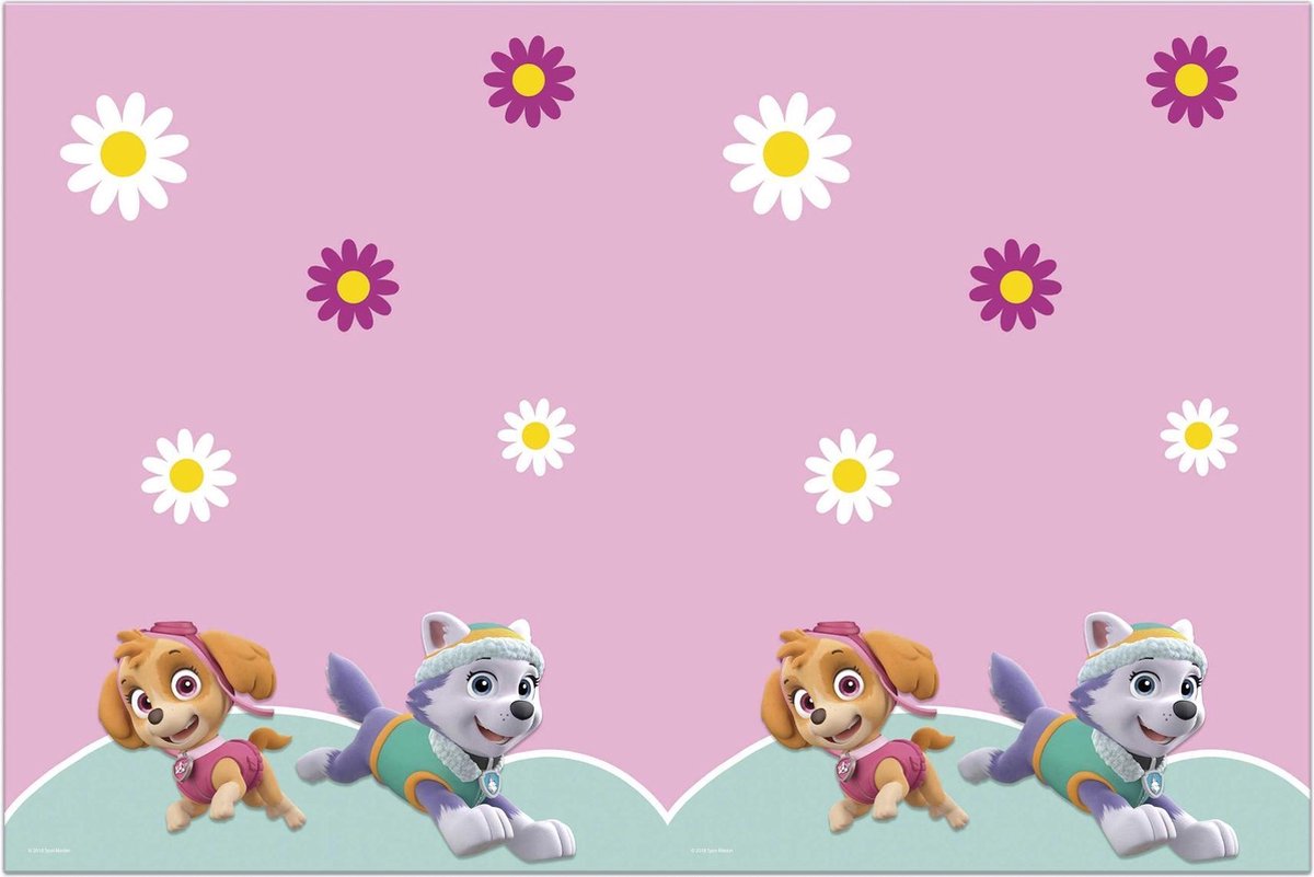 PROCOS - Plastic Paw Patrol Stella + Everest tafelkleed - Decoratie > Tafelkleden