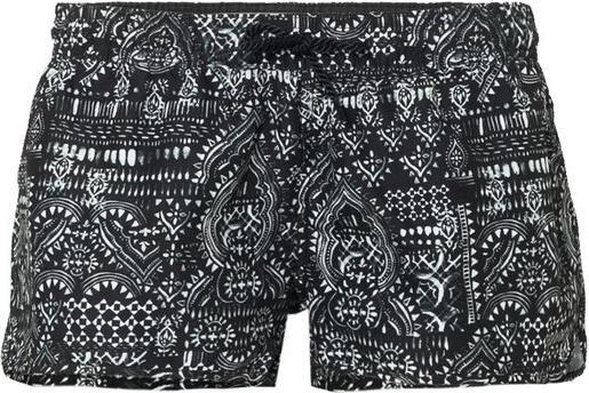 Brunotti Glennis AO W.Short dames beachshort zwart dessin