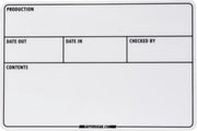 GafferGear Flightcase label 100mm x 150mm