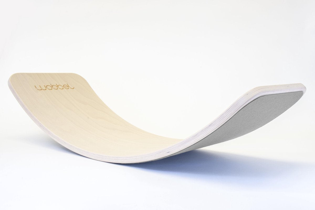 Wobbel Original linnen-whitewash vilt baby muis