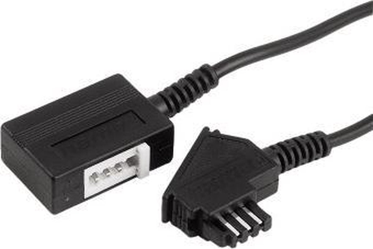 Hama 00040633 telefoonkabel 10 m Zwart