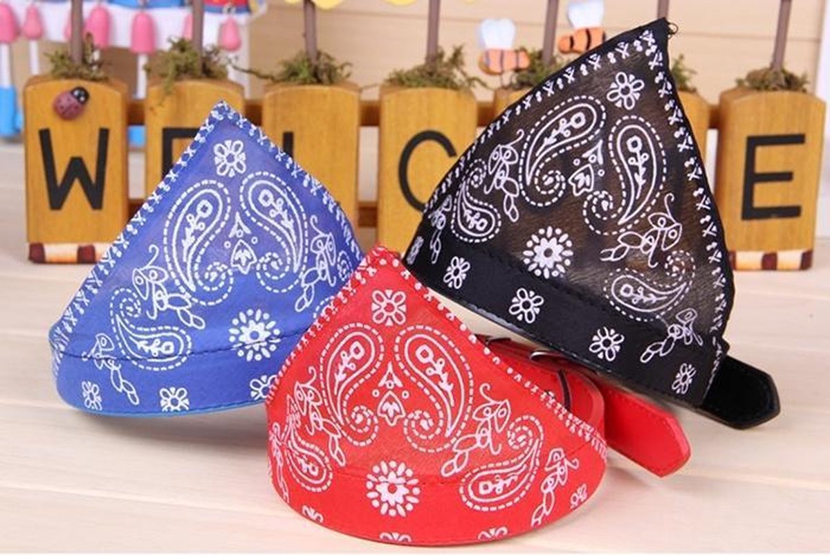 Bandana halsband voor huisdieren (rood)
