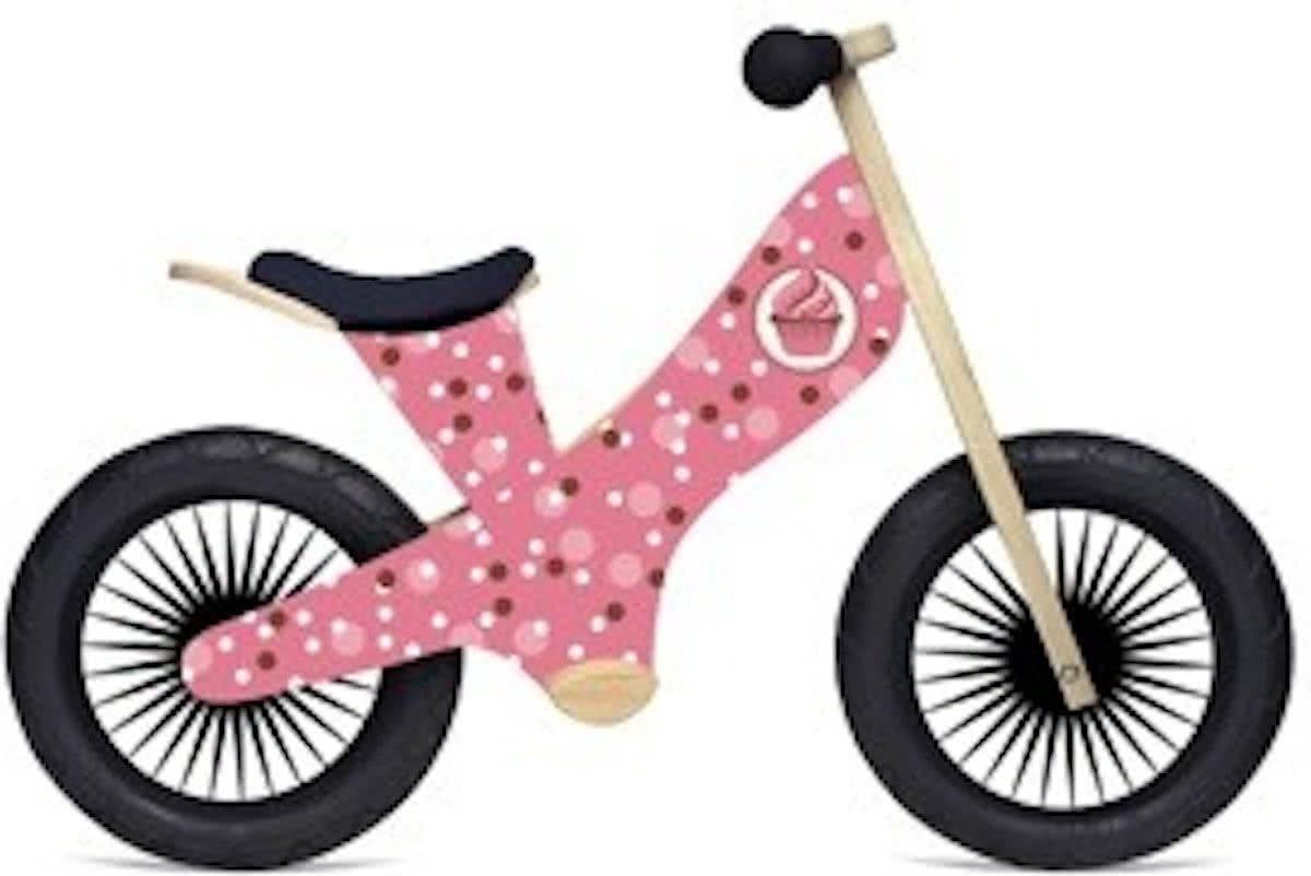 Kinderfeets - Houten Loopfiets	Retro - Cupcake