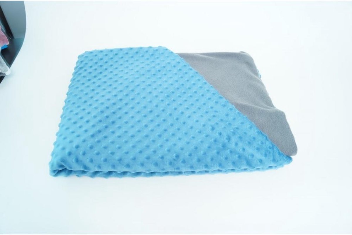 Verzwaarde Deken Blauw / Grijs Klein - 3 Kg