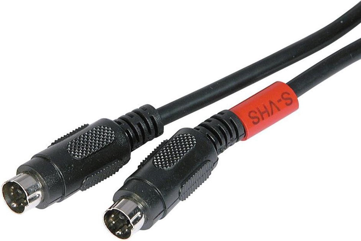 S-VHS Kabel 3m Zwart
