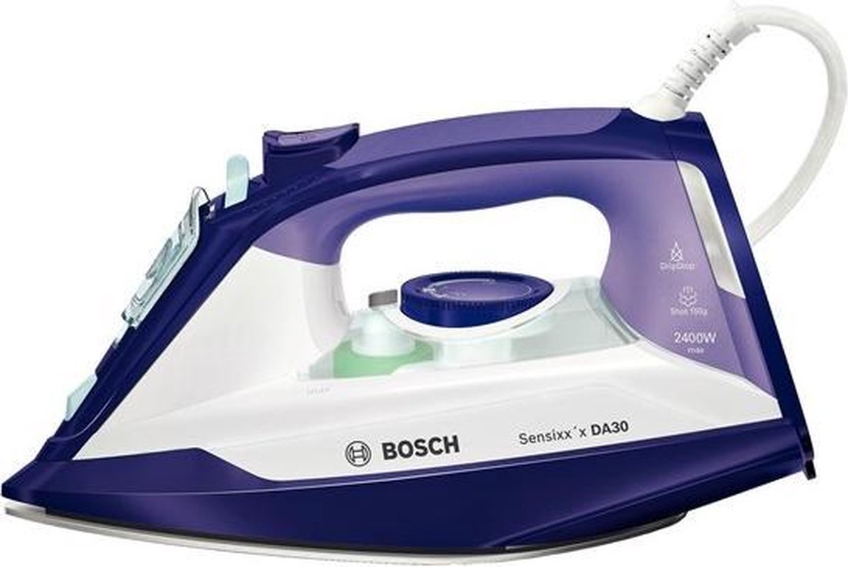 Bosch TDA3024030 strijkijzer Stoomstrijkijzer Paars