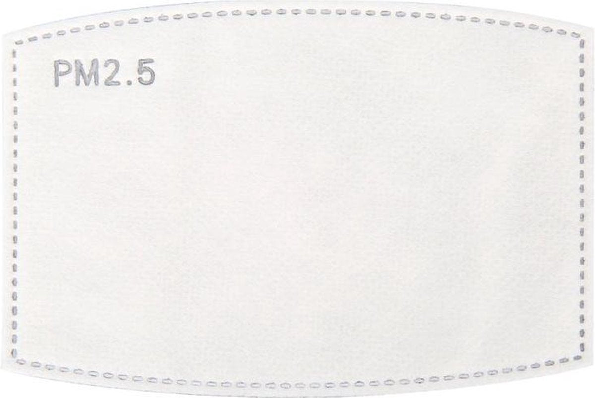 Mondkapje filter PM2.5 | 20 stuks | Vervangbare mondkapje filters