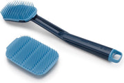Joseph Joseph - afwasborstel en spons - blauw