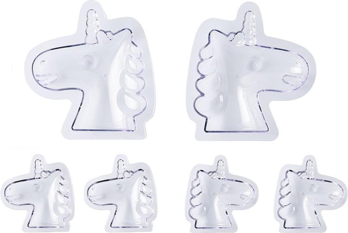 Chocolade Mal - Unicorn - Set van 6 - Mastrad