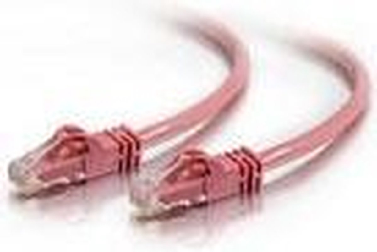 C2G Cat6 550MHz Snagless Patch Cable Pink 3m 3m Roze netwerkkabel