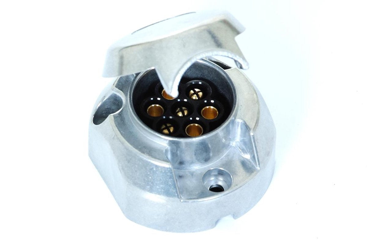 Stekkerdoos 7-polig aluminium (5 stuks)