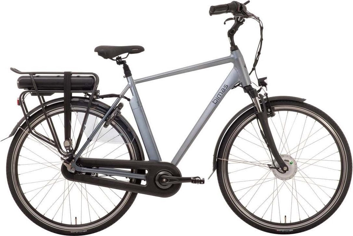 Bimas eCity 7.1 Elektrische Herenfiets 28 inch 57 cm Cool Grey