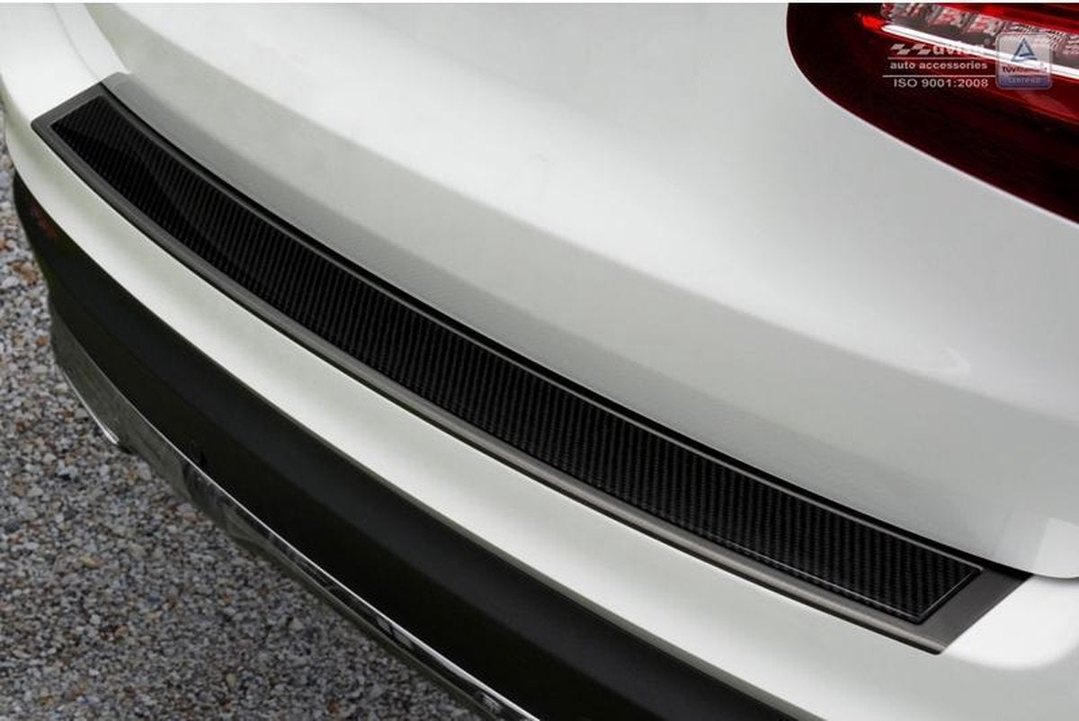 Avisa RVS Achterbumperprotector 'Deluxe' passend voor Mercedes GLC 2015- Zwart/Zwart Carbon