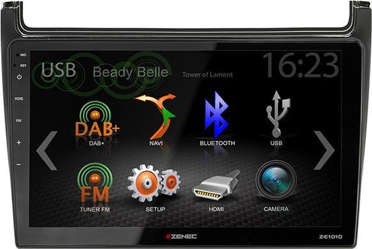 Zenec CORE Z-E1010-NAV – VW Polo 6C navigatie