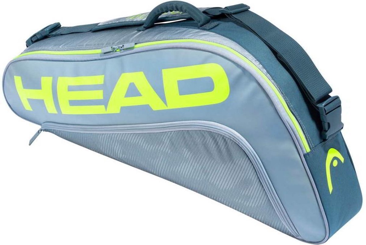 HEAD Tour TEAM Extreme Pro racketbag - 3rackets - blauw/geel