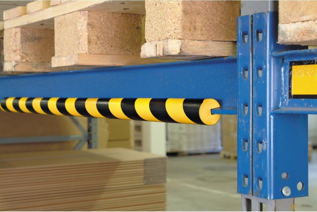 Stootrand kantbeschermingsprofiel Type B lengte 5 m Geel