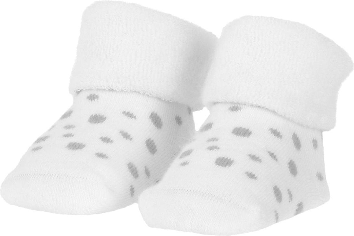 Organic Socks White with Dots