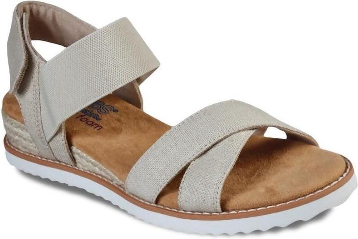 Skechers 33386/nat desert kiss secret picnic - beige sandaal- maat 40