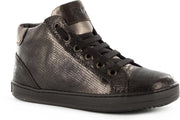 Kickers - Meisjes - Hoge Sneakers - Veters en Rits - Maat 39 - Bruin