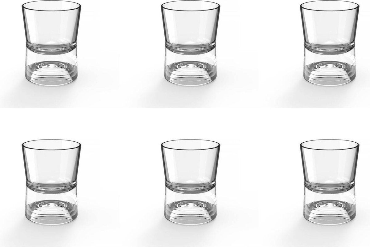 Royal Leerdam Fun4Food Shorty Rocks Amuseset – 15 cl – 6 stuks